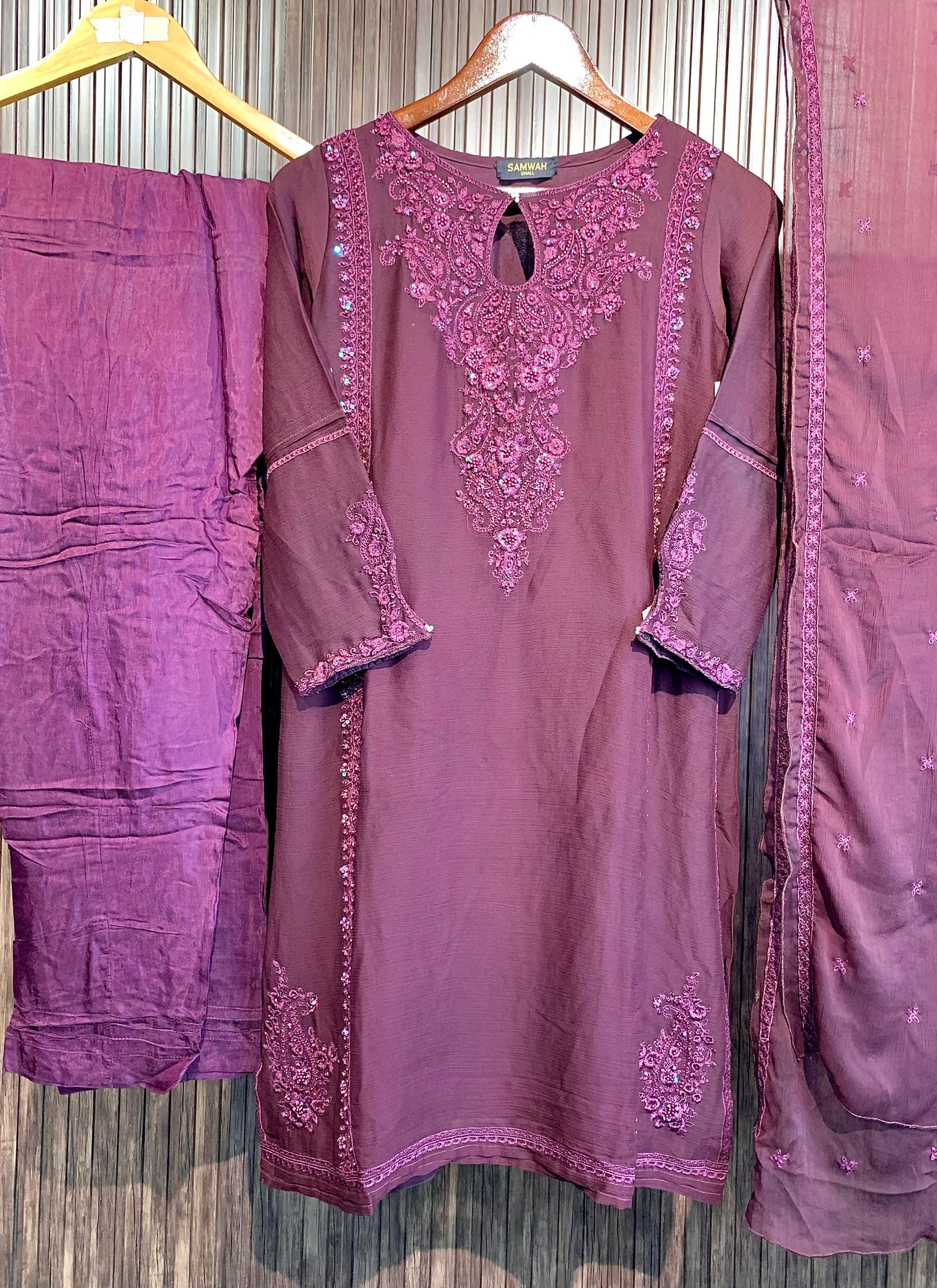 CHIFFON 3PC SUIT