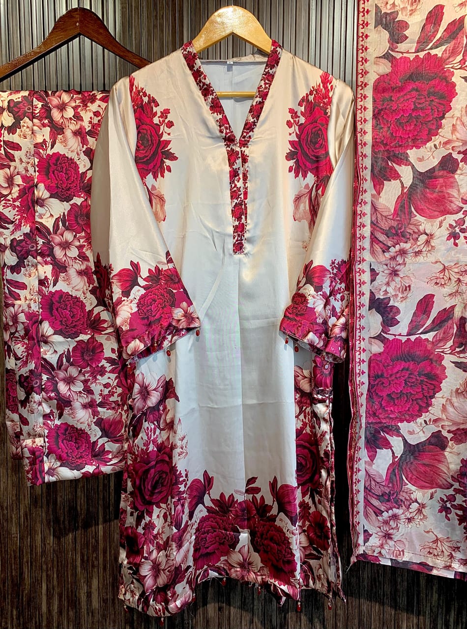 Bella- Silk 3 Piece Suit (Restocking 30-6-25)