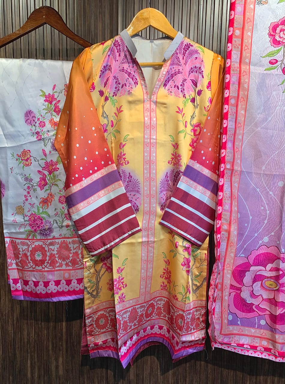 HANA- Silk 3 Piece Suit