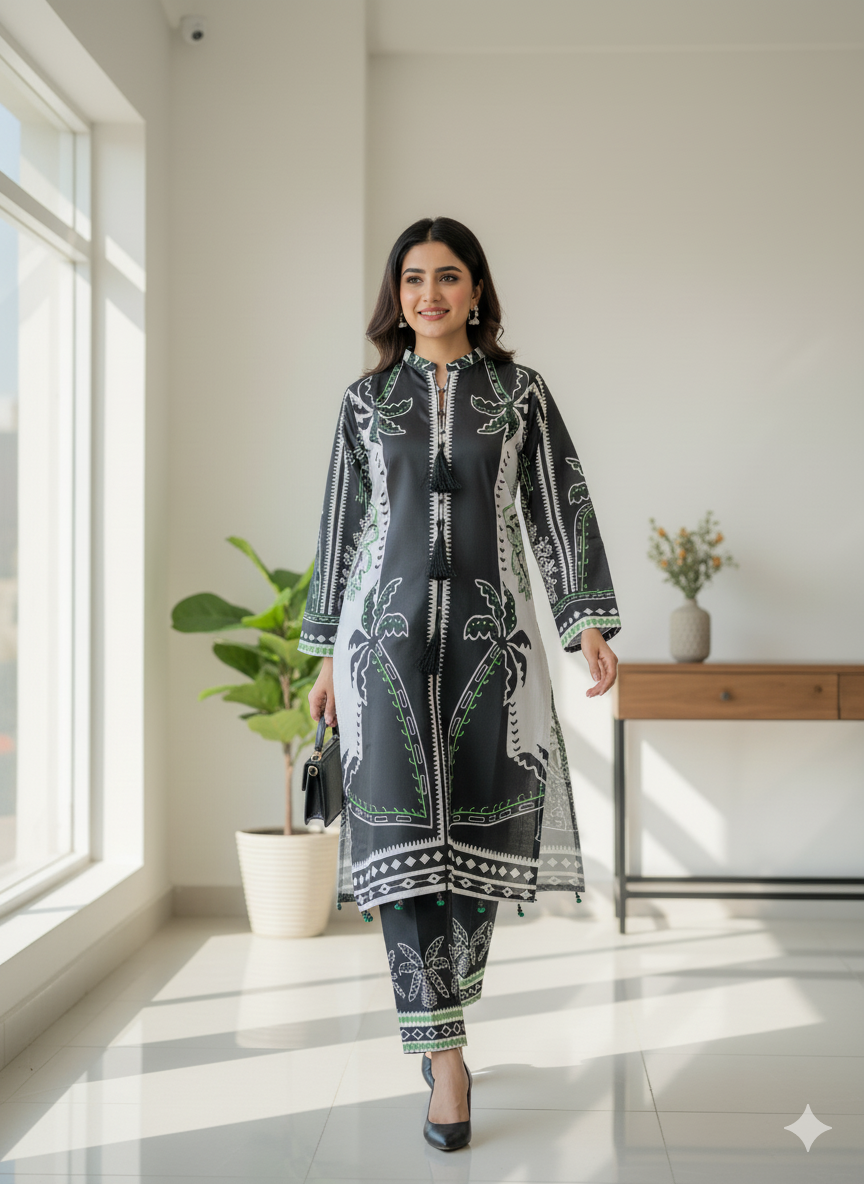 2pc Co-ords - Silk 2pc Suit