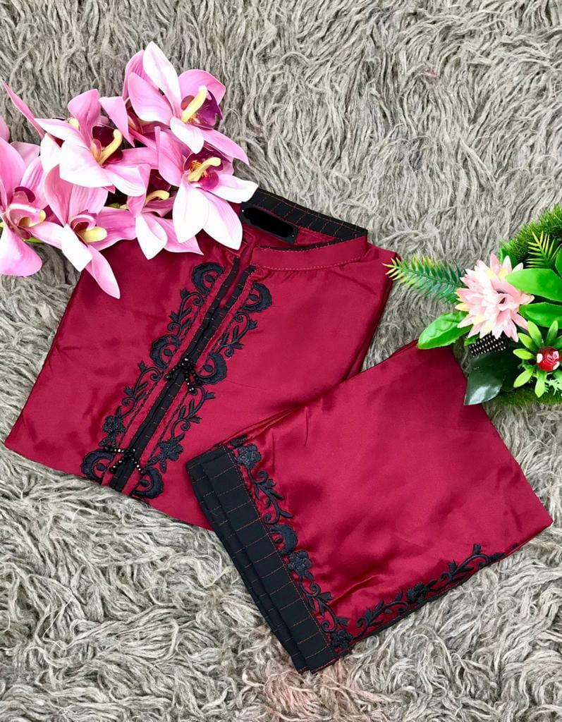 Cotton Silk Embroidered Suit CSES001