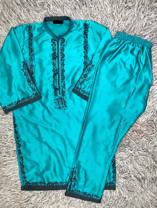 Cotton Silk Embroidered Suit CSES003