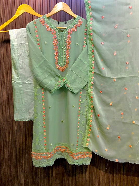 CHIFFON 3PC SUIT