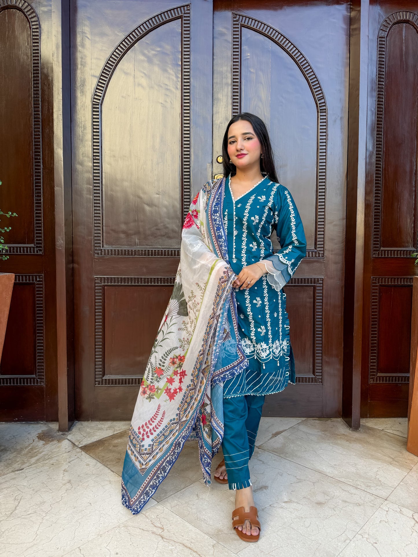 Zink - Embroidered Lawn 3 - Piece Suit